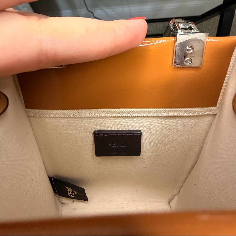 Fendi Sunshine Shopper Tote - Canvas and Leather - W/ Dustbag - Picture 15 of 17